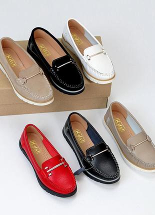 Мокасини "madam", 6 моделей в наявності, натуральна шкіра/замша