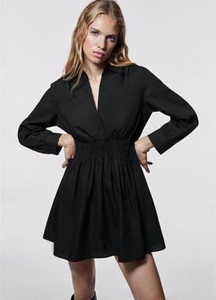 Zara поплінов сукня