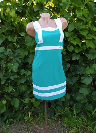 Бірюзова літня сукня