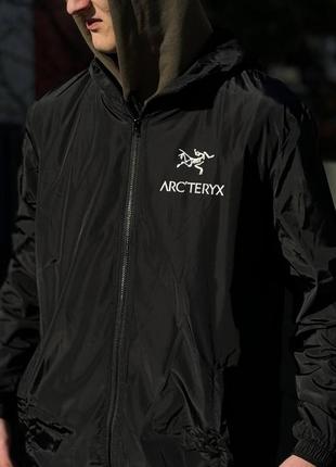 Ветровка arcteryx gore-tex черная4 фото