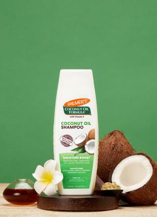 Palmer's формула с кокосовым маслом и витамином е шампунь и кондиционер. 400+400 мл
