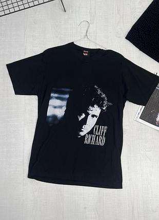 Футболка toptee cliff richard vintage merch 90`s t-shirt