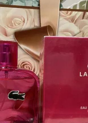 Жіноча туалетна вода lacoste l.12.12 pink, 100мл