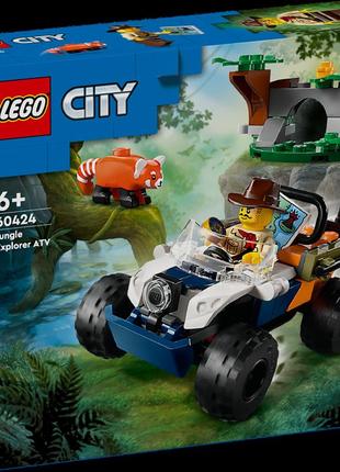 Lego city квадроцикл для дослідження джунглів - місія червоної панди 60424