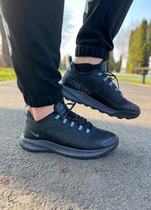 Мужские кроссовки nike acg air nasu gore-tex black/blue10 фото