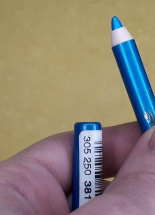 Новий блакитний бірюзовий сатиновий французький стійкий олівець для очей франція буржуа bourjois