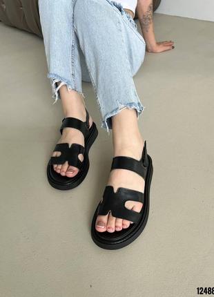 Босоніжки натуральна замша