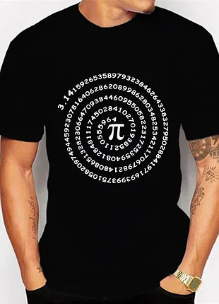 (837) футболка math pi symbol harajuku мода 2021 мужская одежда оверсайз футболка