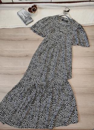 Ярусна сукня міді primark p m