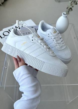Adidas samba white кеди кросівки жіночі