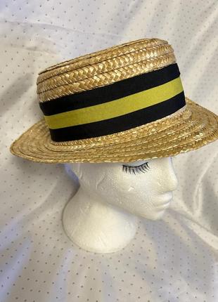 Шляпка соломка