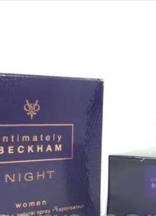 Туалетна вода intimately beckham night, 75 ml