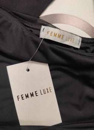 Спідниця міді сіточка femme luxe3 фото