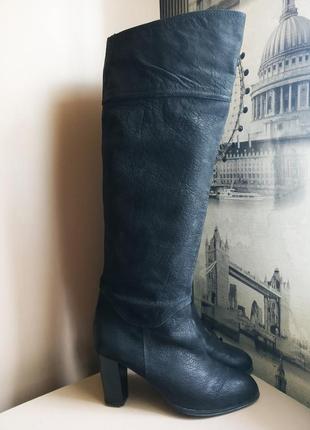 Чоботи ботфорти carvela kurt geiger (41) з натуральної шкіри-нубуку  оригінал жіночі демісезонні