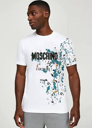 💜мужская футболка в стиле "moschino"💜