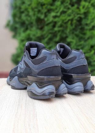 New balance 9060 чорні з сірим кросівки кеди жіночі нью баланс осінні весняні літні...