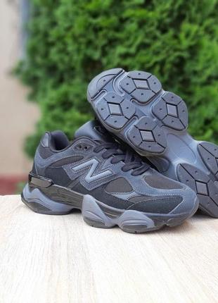 New balance 9060 чорні з сірим кросівки кеди жіночі нью баланс осінні весняні літні...