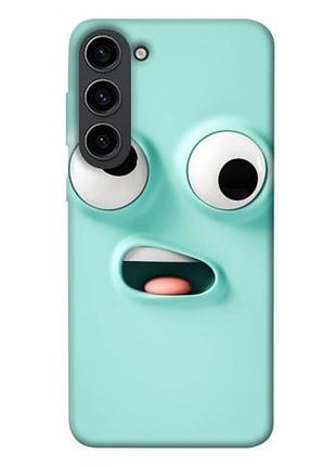 Чохол із принтом на samsung галаксі с23 funny face / чохол із принтом на samsung galaxy s23