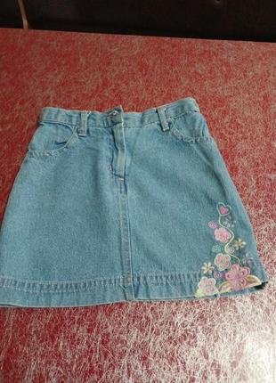 Спідниця джинс 5-6