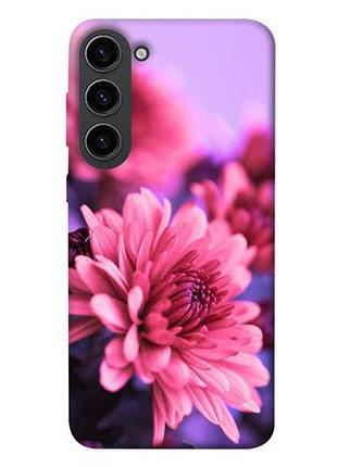 Чохол із принтом на samsung галаксі с23 ніжна хризантема / чохол із принтом на samsung galaxy s23