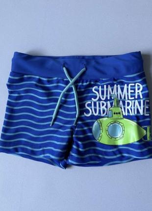 Купальные плавки 110-116р, 5-6р шнурок стягивает пояс