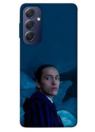 Чохол із принтом на samsung галаксі м54 wednesday art style 9 / чохол із принтом на samsung galaxy m54 5g