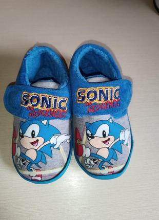 Детская обувь для садика, домашние тапочки,сонник,sonic,детские тапки,тапочки для садика