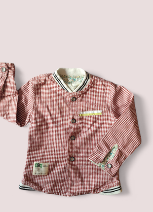 Рубашка на мальчика на подкладке