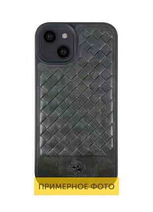 Кожаный чехол на iphone 12 pro max / айфон 12 про макс green