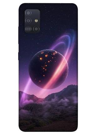 Чохол із принтом на samsung галаксі м51 сатурн / чохол із принтом на samsung galaxy m51