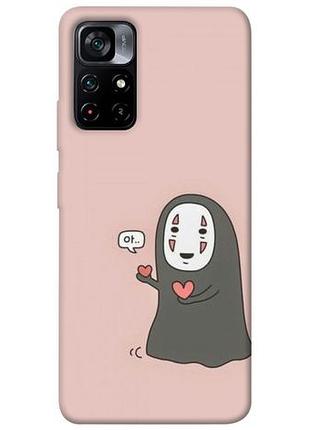 Чехол с принтом на сяоми поко м4 про 5джи безликий бог каонаси / чехол с принтом на xiaomi poco m4 pro 5g