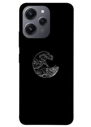 Чохол із принтом на сяомі редмі 12 півмісяць / чохол із принтом на xiaomi redmi 12