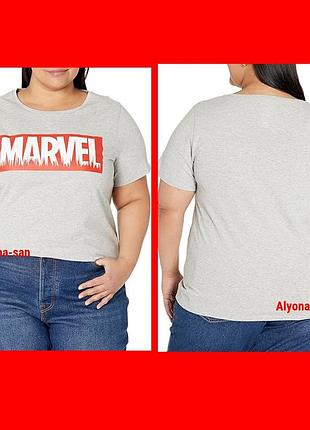 Натуральная футболка marvel батал (наш 54/56) 💣