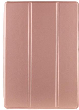 Кожаный чехол книжка на samsung galaxy tab a7 (2020) розовый / чехол на самсунг галакси таб 7