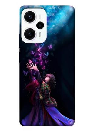 Чохол із принтом на сяомі поко ф5 про anime evolution 7