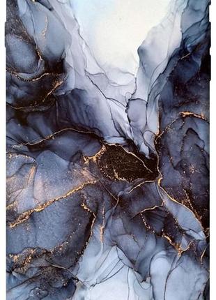 Чехол с принтом на айфон 7 плюс / айфон 8 плюс черно-белый мрамор / чехол с принтом на iphone 7 plus / iphone