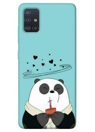 Чохол із принтом на samsung галаксі м51 пандочка / чохол із принтом на samsung galaxy m51