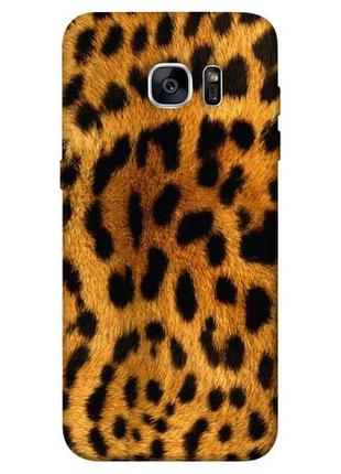 Чехол с принтом на самсунг галакси с7 эдж леопардовый принт / чехол с принтом на samsung galaxy s7 edge