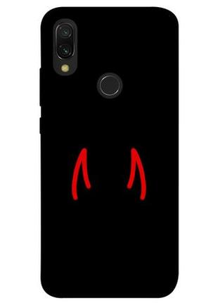 Чохол із принтом на сяомі редмі 7 red horns / чохол із принтом на xiaomi redmi 7