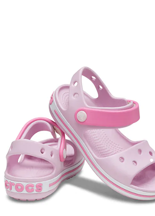 Crocs крокс детские босоножки сандалии bayaband sandal ballerina pink
