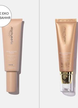 Solar defense tinted spf 30 – сонцезахисний крем для обличчя hydropeptide