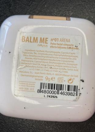 Компактна пудра balm me3 фото