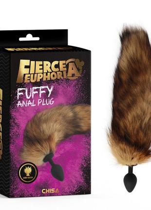 Анальная пробка с хвостом furry anal plug