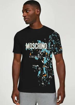 💜мужская футболка в стиле "moschino"💜