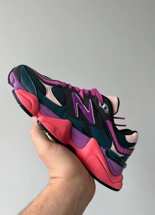 Жіночі кросівки new balance 9060 purple acid нью беланс фіолетового кольору5 фото