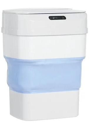 Мусорное складное ведро с сенсорной крышкой zsw-l11 (8л) (wo-10) (24)