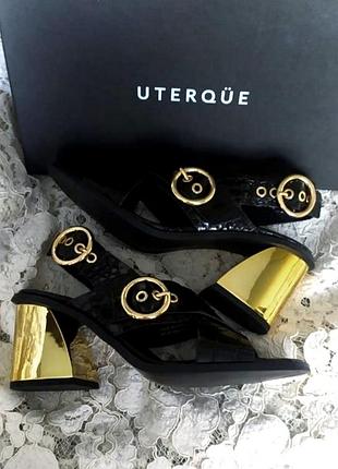 Uterque лакированные босоножки