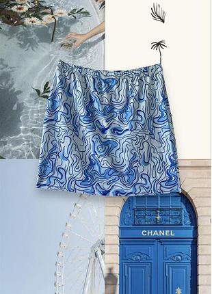 Мини юбка с морским вайбом 🌊