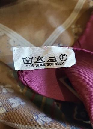 Шелковая косынка платок fisba stoffels