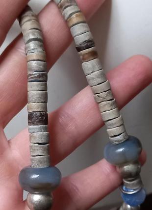 Ожерелье,камень,керамика8 фото